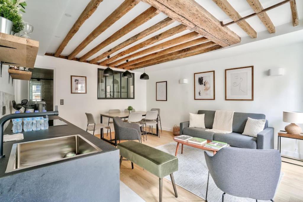 Magnifique Appartement Pour 6 - Montorgueil باريس المظهر الخارجي الصورة