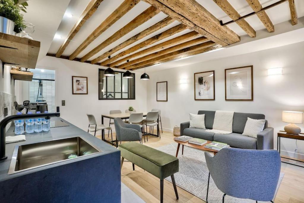 Magnifique Appartement Pour 6 - Montorgueil باريس المظهر الخارجي الصورة
